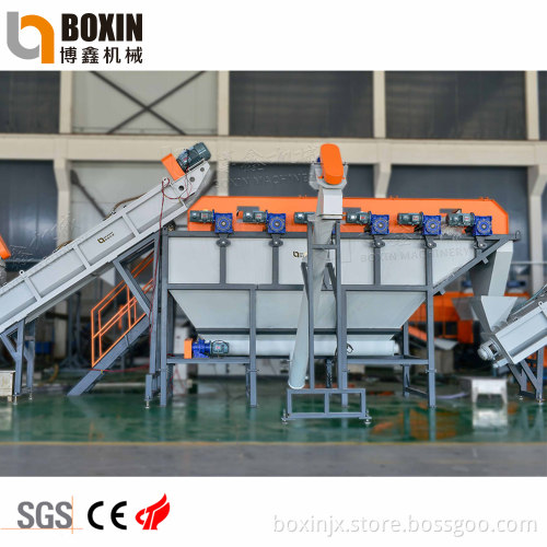 High-Efficiency Automatic PE/PP Rigid Plastic Recycling Washing Line